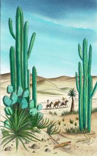 Loustal | Routes sans lois, dessin original à l’aquarelle. | Septimus