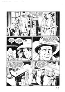 Lucio Filippucci | Tex n. 631 - L.Filippucci - Tavola Originale "L’oro dei monti San Juan" - Page volante - Exemplaire unique - (2015) | Catawiki