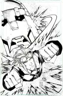 Shane Davis - Uncanny X-Men #5 (624) Cover (Cannonball!) 2018