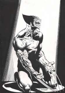 Silvestri (Marc) | Wolverine, illustration Ã  l’encre de Chine po… | Millon