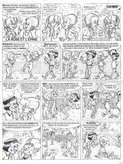 Devos | Génial Olivier, planche-gag n°115 Ã  l’encre… | Millon