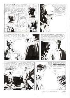 Corrado Roi | Dylan Dog gigante n. 10 - C. Roi - 4x Tavole Originali "I Peccatori di Hellborn" - Page volante - Exemplaire unique - (2001) | Catawiki