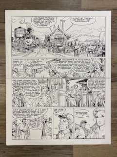 Blanc-Dumont, Michel | Blanc-Dumont, Michel - Planche originale - La Jeunesse de Blueberry T13 - Il Faut tuer Lincoln - (2003) | Catawiki