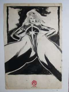 Mark Beachum | Penthouse Comix - Planche originale (recto-verso) - Backlash - Format: 30 x 45 cm. | Catawiki