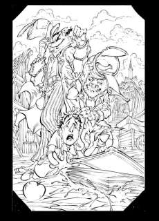 Tamburo Nico | Omaggio a Carlo Collodi N. Tamburo original artwork - Pinocchio - Page volante - Exemplaire unique - (2019/2019) | Catawiki