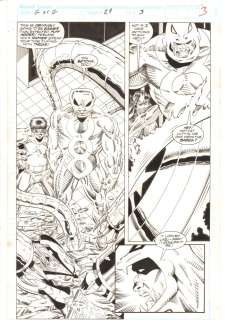 J.J. Birch, Steve Montano - guardians of the galaxy #29 p. 3 - doctor octopus and puff adder splash - 1992