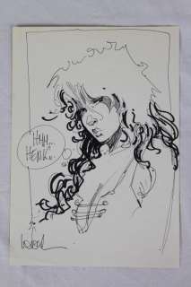 Loisel, Régis | Loisel - Opdrachttekening / Dédicace - Op losse A4 - Op zoek naar de tijdvogel / La quête de l’oiseau du temps - (1983/1985) | Catawiki