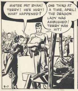 63: Caniff Terry and Pirates 9/7/39 original comic art | Russ Cochran