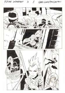 Greg Land, Jay Leisten - Future Imperfect #3 P.5 - Layla Miller And Janis Jones - 2015 Signed