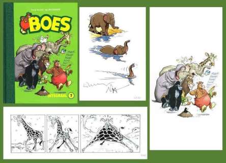 Wil Raymakers, Thijs Wilms | Boes - Luxe editie Boes Integraal deel 7 - Genummerd 47/80 - Met originele strook + ex-libris - Cartonné - EO (2018) | Catawiki