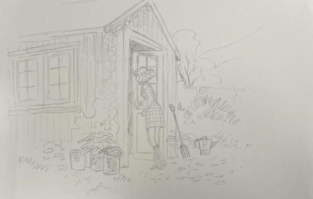 DESSIN ORIGINAL DE CYRIL BONIN POUR "KARL" - VISUEL N°2 | Pulp’s