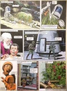 Lawrence, Don | Lawrence, Don - Originele pagina in kleur - Trigië - Het Mysterie van de Tarronmaan / Evil from Outer Space - (1973) | Catawiki