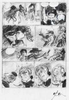 Follet, René | Follet, René - Planche originale crayonnée - Terreur - (2002) | Catawiki