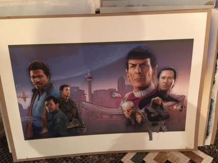 Jason Palmer - convention print original art - star trek and star wars