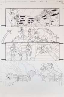 Luca Bertelè | Luca Bertelè - Tavola originale - The Clone Wars, pag.8 (Labyrinth) - (2018) | Catawiki