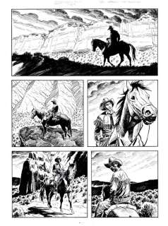 Roberto de Angelis | Tex Willer n. 2 - Roberto De Angelis - Tavola Originale "La banda di Red Bill" - Page volante - Exemplaire unique - (2018) | Catawiki