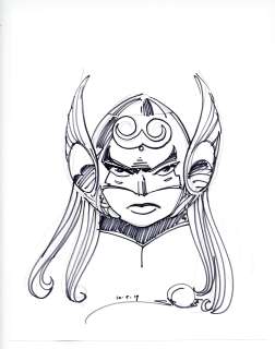 Thor (Jane Foster) Sketch by Walt Simonson | mycomicshop.com