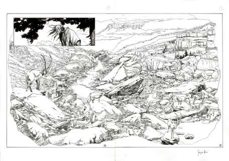 Georges Bess - Frankenstein, double planche 070-071