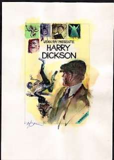 Follet, René - Harry Dickson | Follet, René - Harry Dickson - Illustration originale - Couverture Harry Dickson, T1 - (1994) | Catawiki