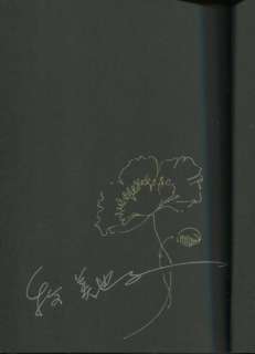 Miyako Maki Signed Book With Illustration " series constellation of woman white lily three generations mourning."