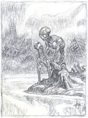 Peter de Sève | Message in a Bottle - Preliminary, 2024 | Philippe Labaune Gallery