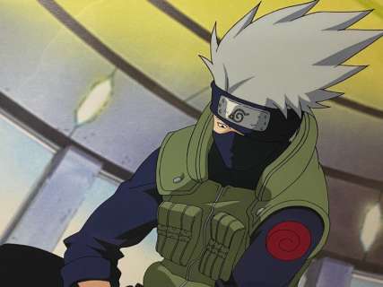 Studio Pierrot | Naruto - Animation cel recreation of Kakashi Hatake - Limited Edition (Studio Pierrot label) | Catawiki