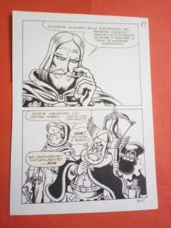 Magnus (Roberto Raviola) | Magnus, Compagnia della Forca n° 18 - Tavola Originale pag. 63 completa con Lettering - Page volante - Exemplaire unique - (1977) | Catawiki