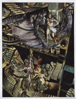 Patrizio Evangelisti | Patrizio Evangelisti original artwork "Princess and Dragon" - grande formato - (2022) | Catawiki