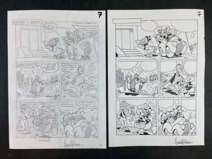 Lara Molinari | Lara Molinari - Paperinik l’inafferrabile vendicatore 13 - Page volante - Exemplaire unique - (2021) | Catawiki