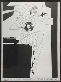 Antonio Lapone - Lapone - Dessin original - ‘On air, music, glamour and girls‘ - Gentlemind