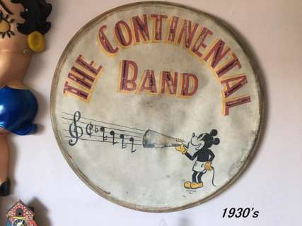 H.Toumson | Mickey toile de Tambour de 1930’s - Mickey toile de Tambour de 1930’s | Catawiki