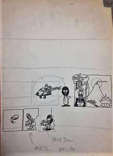 Andrea Pazienza | A. Pazienza - original sketch "The Beatles" - Page volante - Exemplaire unique | Catawiki