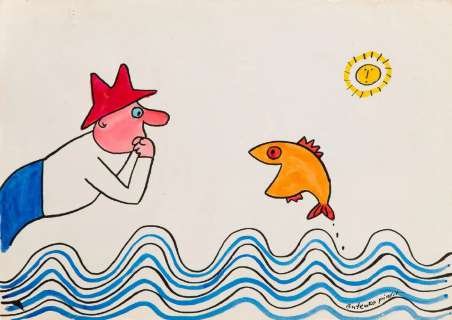 Bohdan Butenko (b. 1931) "Certa", illustration to poem | Desa Unicum