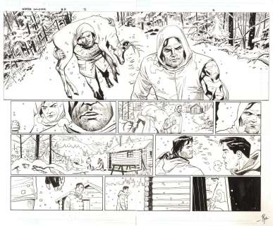 Roland Boschi | Winter Soldier Bitter March Issue 05 Page 02 & 03 | Splash Page