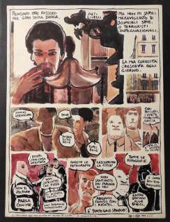 Gipi (Gian Alfonso Pacinotti) | GiPi - tavola originale "Pensavo che fossero nel giro della Droga" - Page volante - Exemplaire unique - (1999) | Catawiki