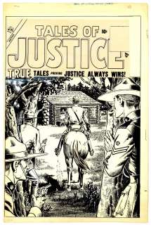 Severin - TALES OF JUSTICE, ATLAS, Cover (1957) | Russ Cochran