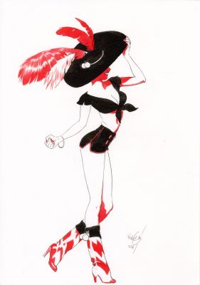 Vince | NYMPHES – Dessin original 105 | Galerie Barbier
