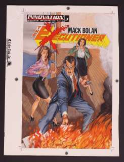 Cover Proofs for Mack Bolan The Executioner #3 (1993) by Hector Gomez | mycomicshop.com