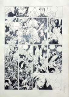 Varanda | Â«Paradis PerduÂ». Encre de Chine sur papier dessin pour la planche | Tessier Sarrou