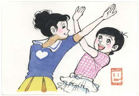 Satoo Tomoe Hand-Drawn Color Illustration | Mandarake (Big Web)