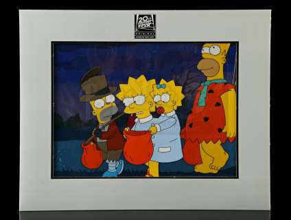 The Simpsons: Tree House of Horror XII Hand-Painted Animation Cel | Propstore