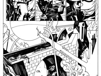 Javier Olivares | Página de La guerra de los mundos | The Comic Art Agency