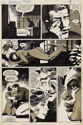 Klaus Janson | Daredevil #188: The Widow’s Bite - Page 6, Marvel Comics Penciler: Klaus Janson - Inker: Klaus Janson, 1982 | Philippe Labaune Gallery