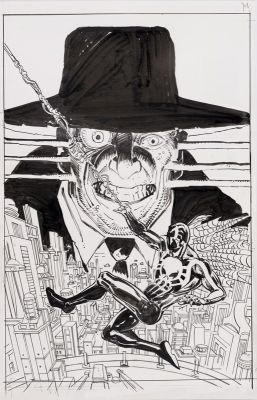 Klaus Janson | Miguel O’Hara Spider-Man 2099 - Variant Cover, Marvel Comics Penciler: Klaus Janson - Inker: Klaus Janson, 2024 | Philippe Labaune Gallery