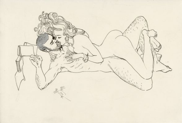 Vince | NYMPHES – Dessin original 114 | Galerie Barbier