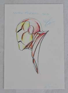 Mark Texeira | Mark Texeira - Original sketch - Iron Man - Formaat 31 x 22 cm - met certificaat - (2012) | Catawiki