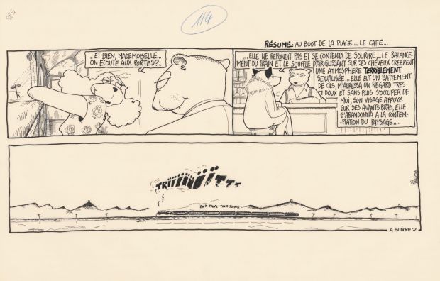 Régis Franc | 1989 - Le café de la plage | Huberty Breyne Gallery