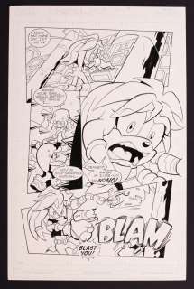 Original Art from Sonic Universe #10 (2010), Page 8 Pencils by Tracy Yardley, Inks by Jim Amash | mycomicshop.com