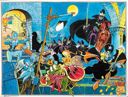 GIOVANNI ROMANINI  -  La Compagnia della forca si batte | Little Nemo