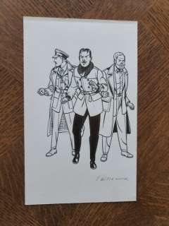 Cailleaux, Christian | Cailleaux, Christian - Dessin original - Blake et Mortimer T27 - Le Cri du Moloch - (2020) | Catawiki